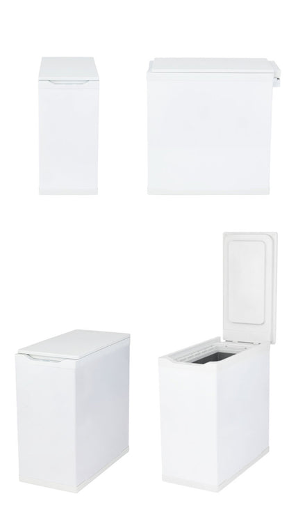 Coconir 冷凍ごみ箱 上開き冷凍庫 におわんポイ 10L ホワイト 冷やすゴミ箱 防臭 生ごみ 消臭ゴミ箱 冷凍 ペット 蓋つき おむつ ベビー 赤ちゃん ココニル