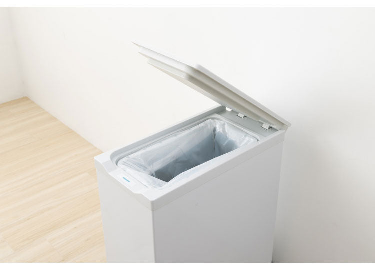 Coconir 冷凍ごみ箱 上開き冷凍庫 におわんポイ 10L ホワイト 冷やすゴミ箱 防臭 生ごみ 消臭ゴミ箱 冷凍 ペット 蓋つき おむつ ベビー 赤ちゃん ココニル