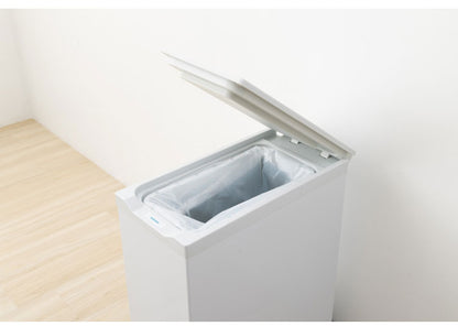 Coconir 冷凍ごみ箱 上開き冷凍庫 におわんポイ 10L ホワイト 冷やすゴミ箱 防臭 生ごみ 消臭ゴミ箱 冷凍 ペット 蓋つき おむつ ベビー 赤ちゃん ココニル