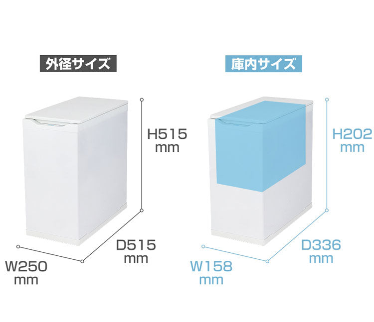 Coconir 冷凍ごみ箱 上開き冷凍庫 におわんポイ 10L ホワイト 冷やす