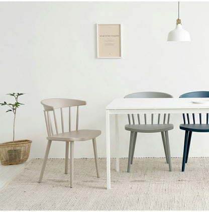 roomnhome ダイニングチェア AP CHAIR 椅子 背もたれ オフィスチェア モダン リビングチェア おしゃれ リモートワーク ワンルーム くすみカラー ベージュ グレー(代引不可)