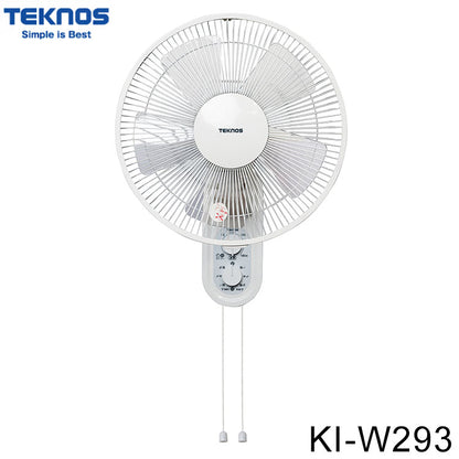メカ式 フラットガード KI-W293 夏 涼しい ひんやり リビング 寝室 脱衣所 TEKNOS テクノス 扇風機 サーキュレーター シンプル 室内 冷風