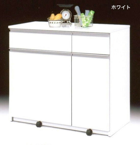 ゴミ箱 幅98cm 3分別 高さ88cm ダストボックス キャスター付き おしゃれ 国産 日本製(代引不可)