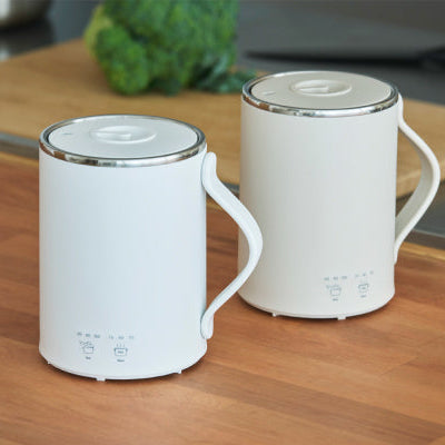 TESCOM マグカップ型電気なべ Cook Mug コンパクトサイズ 350ml 沸かす・煮る・保温する ホワイト TGM20A-W(代引不可)