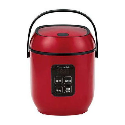 D&S コンパクトライス&フードクッカー 【約170×197×192mm・内なべ・しゃもじ・計量カップ】 炊飯器 マルチ機能