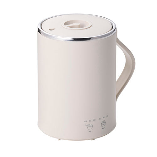 TESCOM マグカップ型電気なべ Cook Mug コンパクトサイズ 350ml 沸かす・煮る・保温する ベージュ TGM20A-C(代引不可)