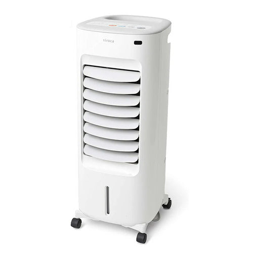 siroca シロカ 加湿機能付き 温冷風扇 なごみ 保冷剤付き 冷風扇 温風 加湿 リモコン付き チャイルドロック付き SH-C252(W)