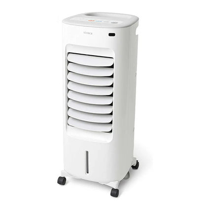 siroca シロカ 加湿機能付き 温冷風扇 なごみ 保冷剤付き 冷風扇 温風 加湿 リモコン付き チャイルドロック付き SH-C252(W)