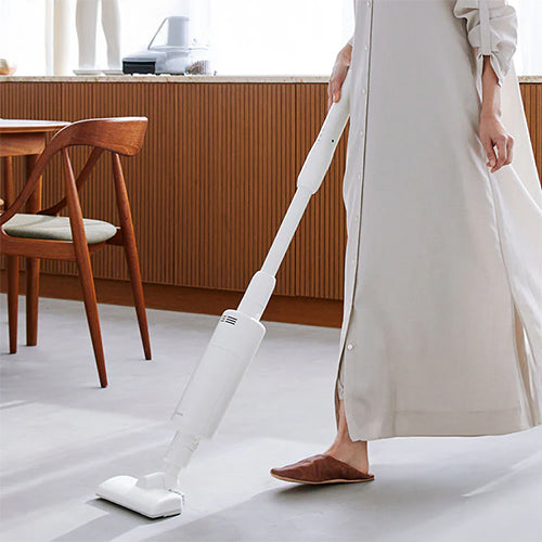 siroca 紙パック式 コードレス スティッククリーナー らくらクリーナー SV-SK151W 触れずにポイ パワフル吸引 集じん シロカ ホワイト