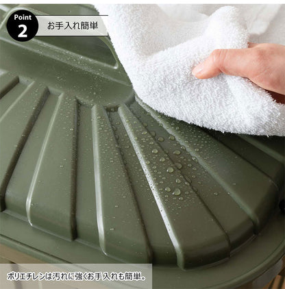 大容量ペールカン60L ペール缶 ゴミ箱 ダストボックス 60L LFS-937 東谷 日本製 大型 キッチン 屋外用 頑丈 スリム 業務用 密閉 ロック可能 ふた付き 収納 アウトドア 男前 ヴィンテージ風 北欧風(代引不可)