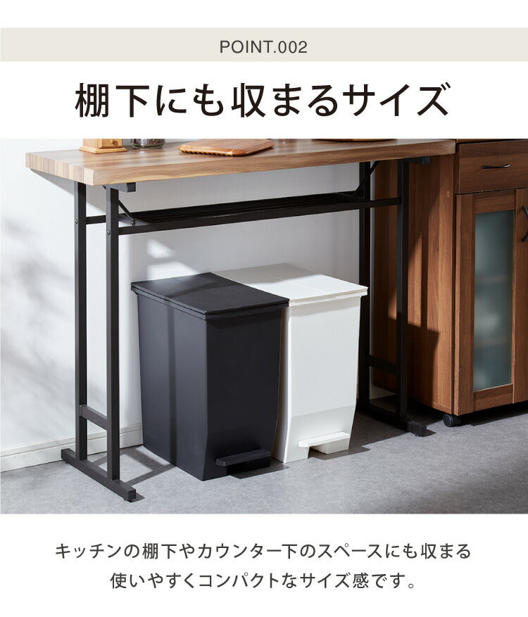 ゴミ箱 ごみ箱 ワンタッチ 2個セット おしゃれ キッチン 20l 20リットル 幅22 奥行36 高さ38 分別 フタ付き ダストボックス ペダル式 北欧 シンプル 一人暮らし 抗菌 防汚 省スペース(代引不可)