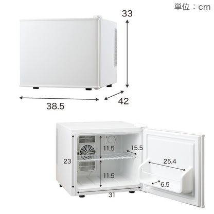 ペルチェ式 1ドア冷蔵庫 17L 超静音 低振動 軽量 コンパクト 温度調整 省エネ 右開き 仕切り サブ冷蔵庫 ミニ冷蔵庫 霜取り不要 おしゃれ 一人暮らし simplus シンプラス SP-17LPCH シンプル 小型