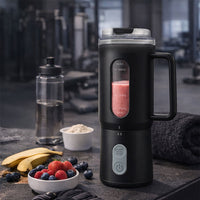 ポータブルミキサー 500ml 持ち運び コードレス Mix&Go 取り外し式 Type-C充電 直飲み ボトル ミキサー ポータブル ブレンダー スムージー プロテイン PMB-70 ドウシシャ DOSHISHA