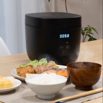 4合 炊飯器 ブラック RM-200H BK 炊飯器 炊飯ジャー 白米 お米 グルメ炊き グルメ カンタン キッチン 料理 コンパクト オシャレ タッチパネル 調理 インテリア