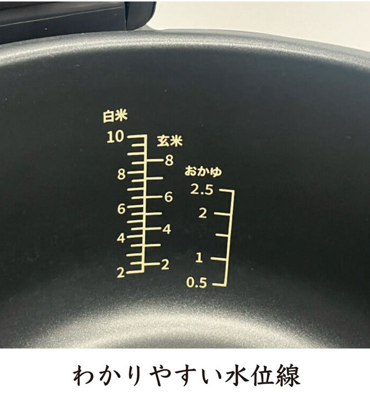 炊飯器 一升 10合 マイコン 保温 予約 機能 マイコン式 炊飯 炊飯ジャー ジャー シンプル ふっくら ご飯 マイコン炊飯器 RM-223H ROOMMATE