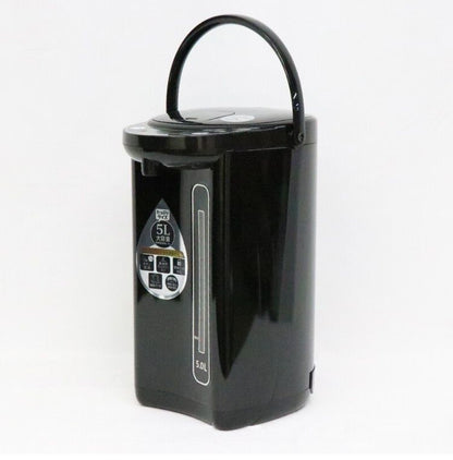 電気ポット 5L 大容量 空焚き防止 保温 おしゃれ マイコン電動ポット ジャーポット 省エネ 節電 湯沸かし器 湯沸かしポット 再沸騰 給湯ロック HLP-50IR ヒロコーポレーション