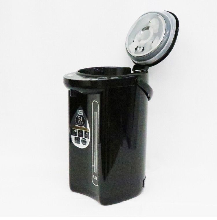 電気ポット 5L 大容量 空焚き防止 保温 おしゃれ マイコン電動ポット ジャーポット 省エネ 節電 湯沸かし器 湯沸かしポット 再沸騰 給湯ロック HLP-50IR ヒロコーポレーション