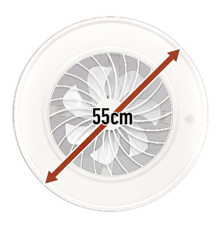 シーリングファンライト 10畳 調光10段階 風量調節 照明 照明器具 LED 空気循環 リモコン付 サーキュレーター 天井照明 昼光色 温白色 常夜灯 おしゃれ 脱衣所 リビング 寝室 ベルソス VS-IT005S-WH