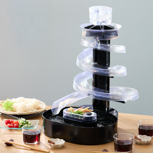 Otona オトナ 大人の流しそうめん 流しそうめん機 薬味ポケット付き 卓上 コードレス 電池式 世界流しそうめん協会認定