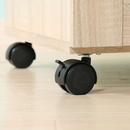 キッチン収納キャビネット 115×40 キッチンボード キャスター付き キッチンカウンター キャビネット キッチン収納(代引不可)