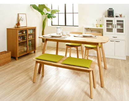 Natural Signature ダイニングテーブル ティムバ 135×80cm 天然木 木製 テーブル 食卓テーブル おしゃれ 北欧(代引不可)