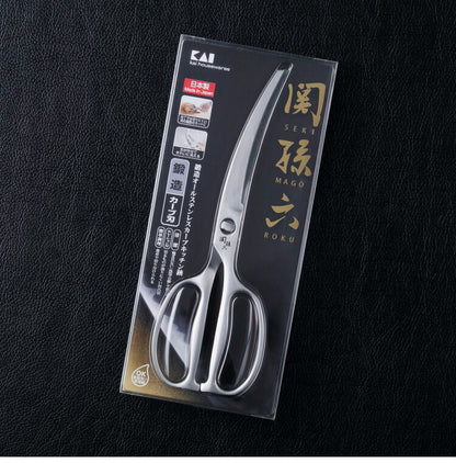 貝印 関孫六 鍛造 オールステンレスカーブキッチン鋏 日本製 KAI DH3346 キッチンバサミ 洗える 分解 キッチン ハサミ おしゃれ(代引不可)【メール便】