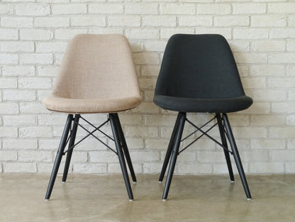 【コルテ】 ダイニングチェア デザイナーズ イームス ファブリック リプロダクト おしゃれ かわいい シック 落ち着いた(代引不可)