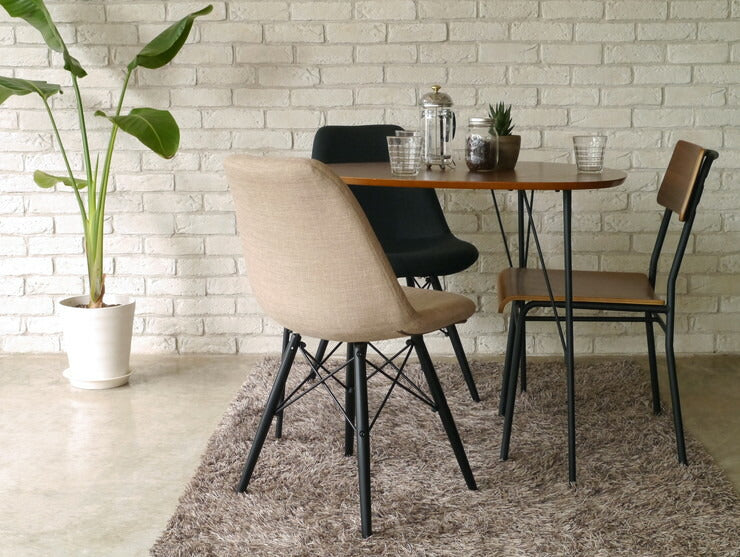 【コルテ】 ダイニングチェア デザイナーズ イームス ファブリック リプロダクト おしゃれ かわいい シック 落ち着いた(代引不可)