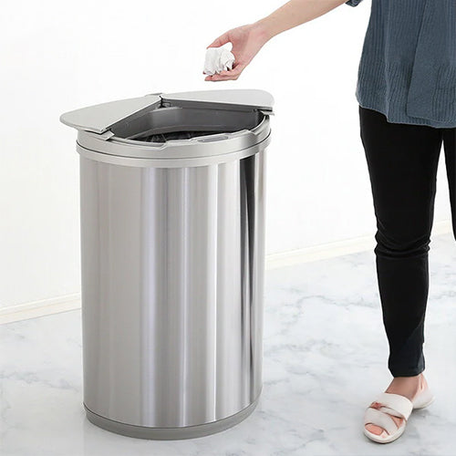 自動開閉 ゴミ箱 arco アルコ ダストボックス おしゃれ ふた付き 自動 センサー キッチン 47L 大容量 横開き ステンレス 金属 47リットル (代引不可)