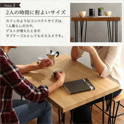 ヴィンテージ テーブル 単品 75cm幅 75×56 Umbure Cinq ウンビュレサンク 台所 ダイニングテーブル カフェテーブル 北欧 (代引不可)