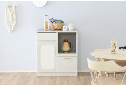 キッチンカウンター 完成品 日本製 幅80cm 食器棚 ステンレス天板 引き出し 可動棚 スライド棚 扉収納 キッチンボード キャビネット おしゃれ 真鍮 キッチン収納 国産 リビング キッチン ダイニング(代引不可)