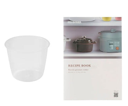 電気圧力鍋 3L ヘルシー アイリスオーヤマ 液晶タイプ KPC-MA3-G グリーン 圧力鍋 電気 3L 鍋 なべ ナベ 炊飯器 糖質抑制 低温調理 発酵 保温 予約タイマー 洗える 多機能 メニュー レシピブック付き