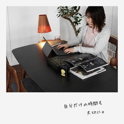 ダイニングテーブル 幅160 奥行80 高さ71 リビング テーブル セラミックテーブル 耐熱 防汚 高硬度 アルコール除菌OK 木製脚 アッシュ材 丸みデザイン 和モダン 高級感 リモートワーク対応(代引不可)