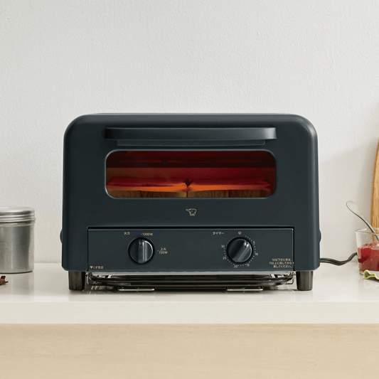 オーブントースター 象印 4枚焼き こんがり倶楽部 EQ-HA30-BA ブラック トースター ZOJIRUSHI 象印マホービン 火力2段切りかえ