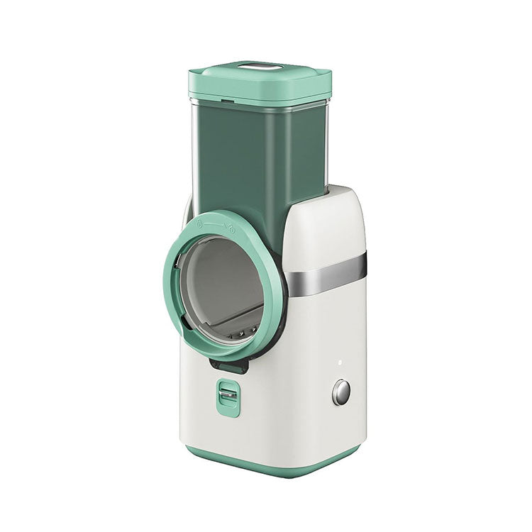 T-PROFESSIONAL 電動スライサー ザ・パーフェクトオートスライサー 多機能 マルチ 野菜 スライサー 千切り 電動 玉ねぎ じゃがいも 大根 スライサー セット 5種類の刃 安全装置搭載(代引不可)