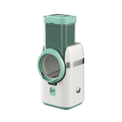 T-PROFESSIONAL 電動スライサー ザ・パーフェクトオートスライサー 多機能 マルチ 野菜 スライサー 千切り 電動 玉ねぎ じゃがいも 大根 スライサー セット 5種類の刃 安全装置搭載(代引不可)