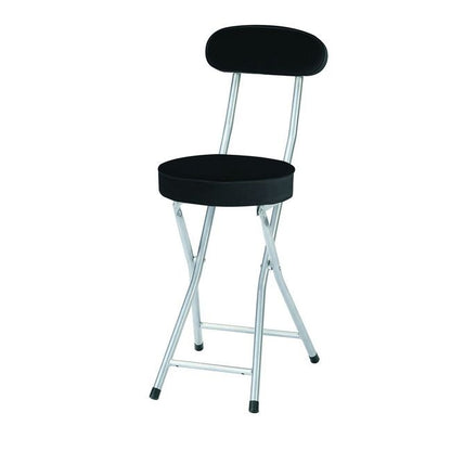 P-folding chair PFC-CP55 フォールディングチェア オフィス パイプ シンプル 背もたれ付き ホワイト ブラック(代引不可)