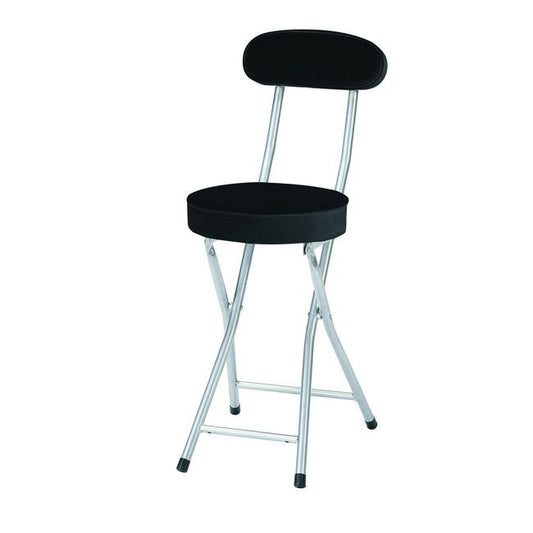 P-folding chair PFC-CP55 フォールディングチェア オフィス パイプ シンプル 背もたれ付き ホワイト ブラック(代引不可)