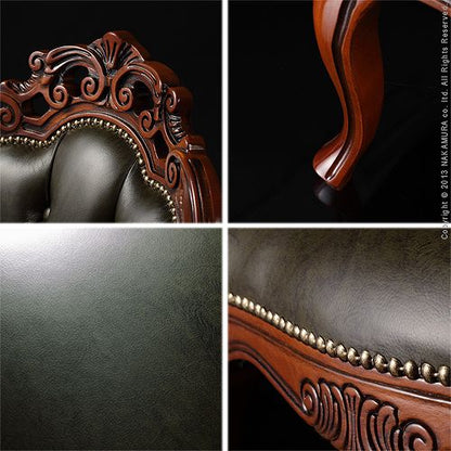 完成品 イタリア製 革張り ダイニングチェア ヴェローナ クラシック 牛革 本革 レザー アンティーク おしゃれ 天然木 木製 肘無し 高級感(代引不可)