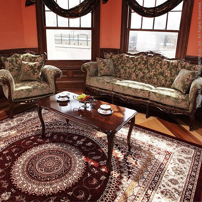 イタリア製 ヴェローナ クラシック コーヒーテーブル 幅100 長方形 四角形 奥行き50.5 100×50.5 センターテーブル おしゃれ クラシック(代引不可)