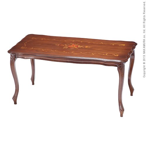 イタリア製 ヴェローナ クラシック コーヒーテーブル 幅100 長方形 四角形 奥行き50.5 100×50.5 センターテーブル おしゃれ クラシック(代引不可)