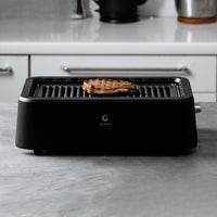 GLAMP 超少煙グリル 減煙 煙が出ない 焼肉 ホットプレート バーベキュー コンロ グランプ 遠赤外線 スモークレス 煙が少ない 電気 焼き鳥 おしゃれ コンパクト SG01