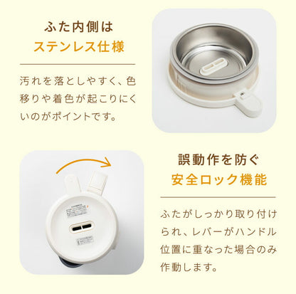 ピーコック魔法瓶 マルチスープポット スープメーカー ポタージュ 豆乳 スムージー 自動調理器 自動調理ポット 自動調理 離乳食 全自動 自動洗浄 保温 お手入れ簡単 レシピ付き WXA-07 Peacock