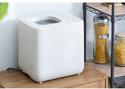 生ごみ処理機 GYUTTO ギュット 4L 縮小化 乾燥 粉砕 活性炭カートリッジ 消臭 脱臭 追加投入 透明窓 静音 洗浄機能 清潔 衛生 キッチン 肥料 固い 家庭用 夏 虫 QUADS QS561