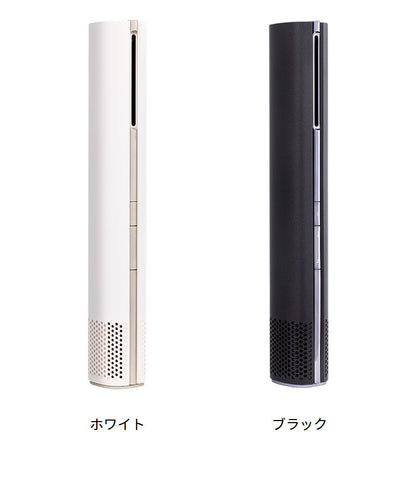 スティックドライヤーBISARA STICK(ビサラ スティック) BSR004WH/BK 強風 速乾 静音 イオン 温度調節 風量調節 コンパクト 縦長 美髪