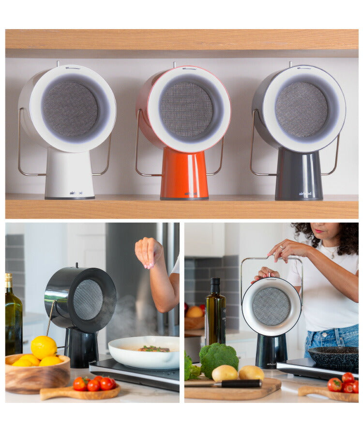 エアフード ワイヤレス Air Hood 卓上レンジフード ポータブルレンジフード ポータブル コンパクト 持ち運び 換気扇 吸煙器 吸煙 油汚れ防止 卓上 焼肉 鍋 におい対策 フィルター付き