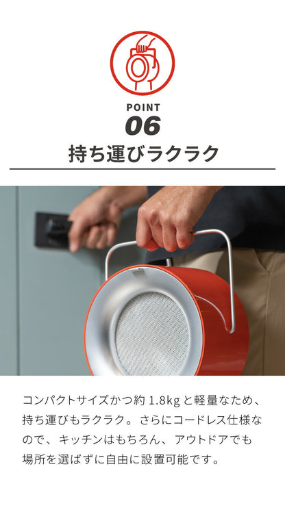 エアフード ワイヤレス Air Hood 卓上レンジフード ポータブルレンジフード ポータブル コンパクト 持ち運び 換気扇 吸煙器 吸煙 油汚れ防止 卓上 焼肉 鍋 におい対策 フィルター付き