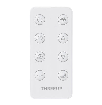 音声操作 DCリビングファン 扇風機 サーキュレーター 5枚羽根 DCモーター おしゃれ リビング スリーアップ THREEUP LF-T2523WH