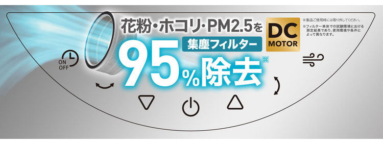 空気清浄機能付 サーキュレーター DC 花粉 ホコリ P.M2.5除去率95%以上 空気清浄 LEDディスプレイ メモリー機能 3枚羽根 おしゃれ リビング 寝室 キッチン 脱衣所 スリーアップ THREEUP CF-T2507WH