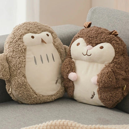 湯たんぽ 充電式 ハグ アニマル ぬいぐるみ 充電式湯たんぽ かわいい 蓄熱式 電気湯たんぽ コードレス湯たんぽ エコ 省エネ 節電 電気あんか ギフト プレゼント スリーアップ THREEUP EWT-2145